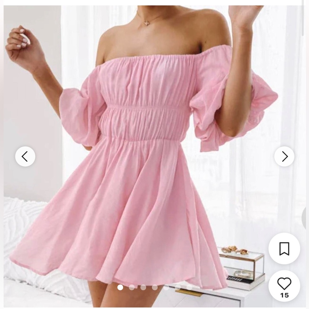 Altar'd State Women's Pink‎ Strapless Dress